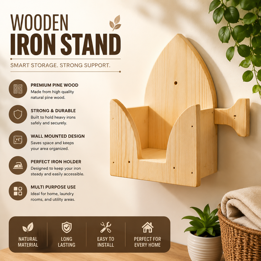 Wooden Iron Stand ✨