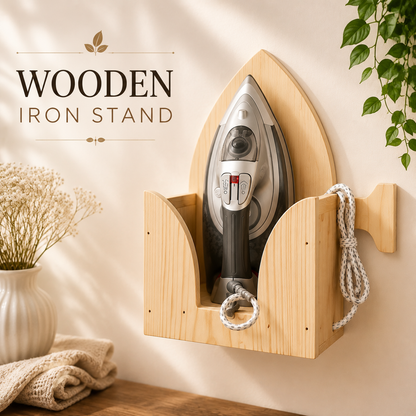Wooden Iron Stand ✨