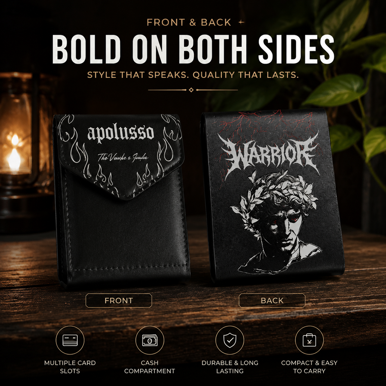 Warrior Premium Men's Wallet🖤