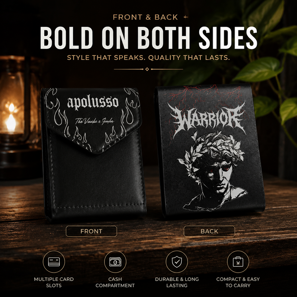 Warrior Premium Men's Wallet🖤