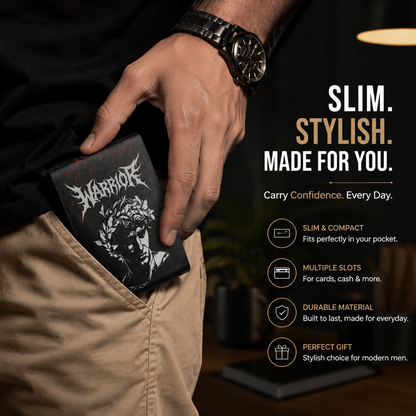 Warrior Premium Men's Wallet🖤