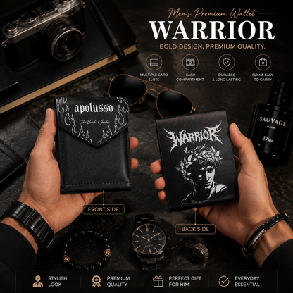 Warrior Premium Men's Wallet🖤