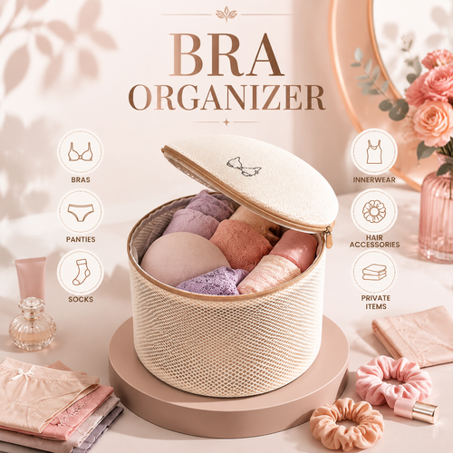 🩷 Bra & Lingerie Organizer Storage Bag