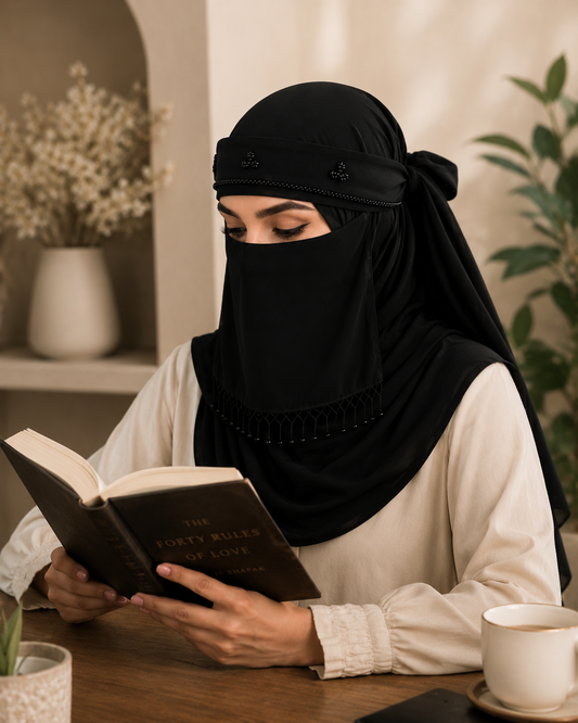 🖤 Ameera Beaded Niqab