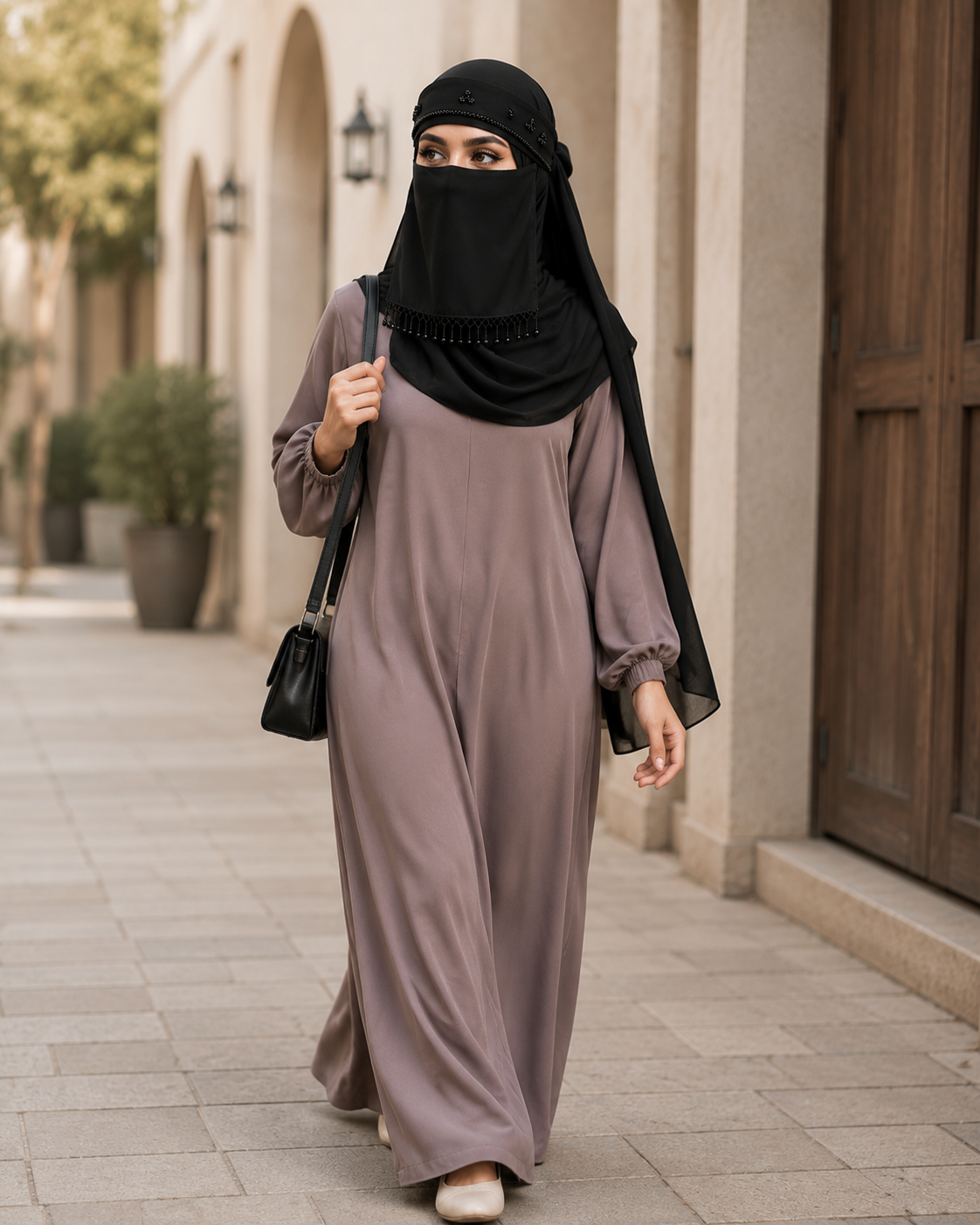 🖤 Ameera Beaded Niqab