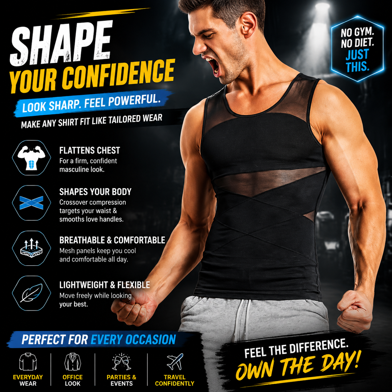 CoreForm Men's Body Shapper Tank