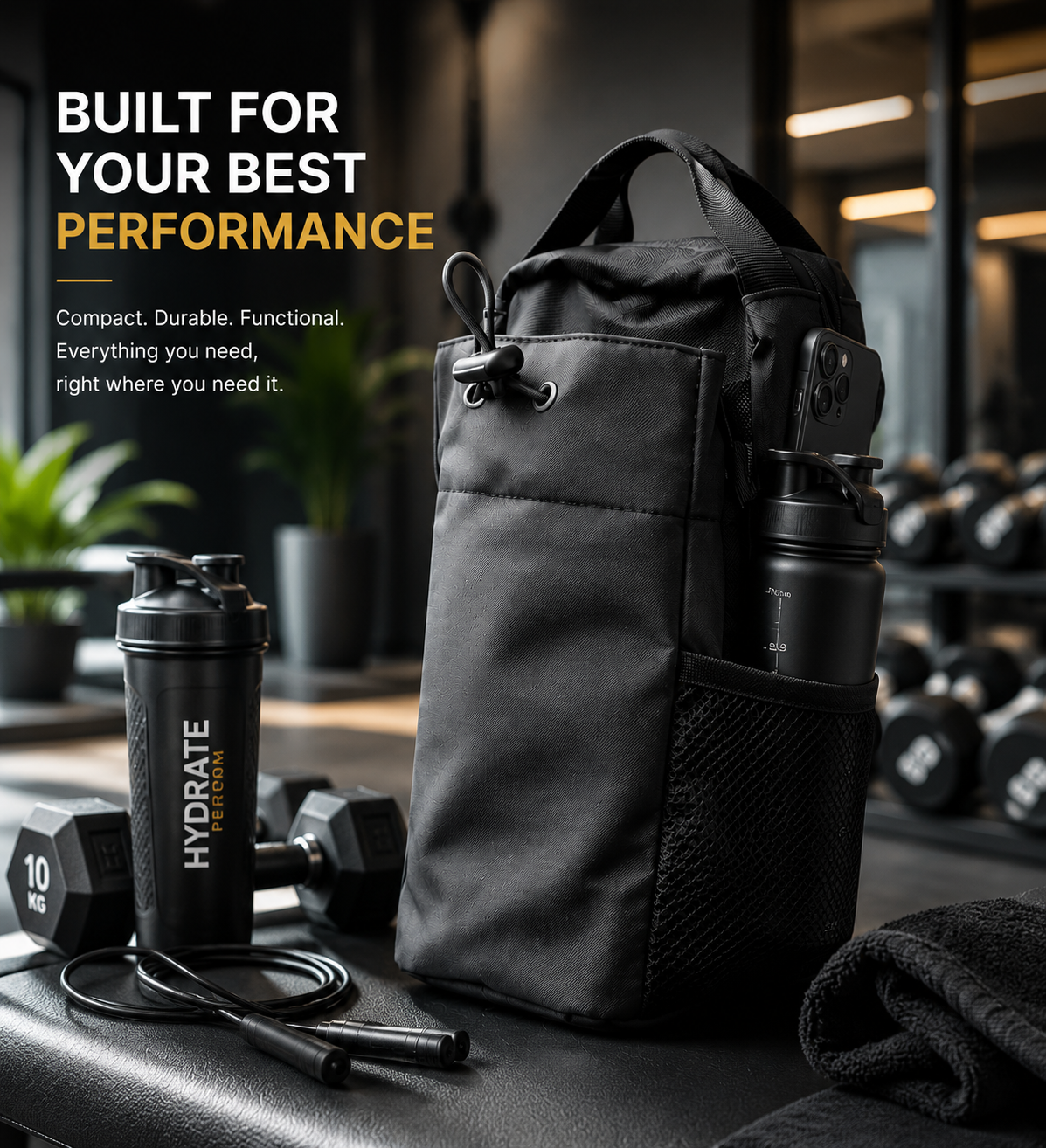 Smart Magnetic Fitness Bag🏋️‍♂️🎒
