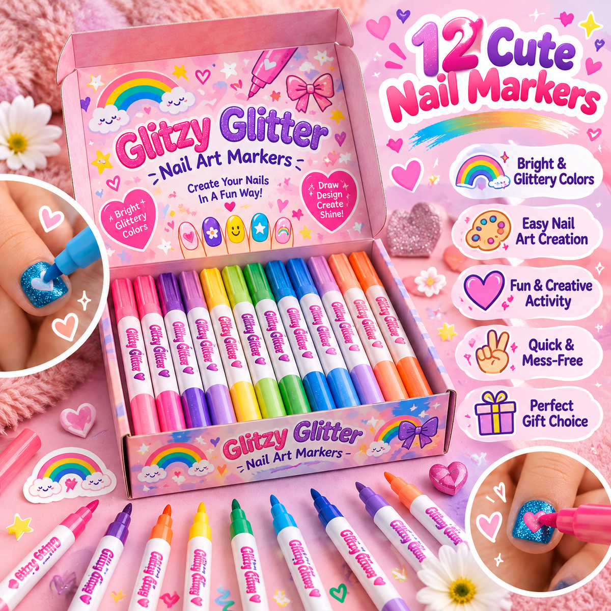 Imported Nail Art Markers