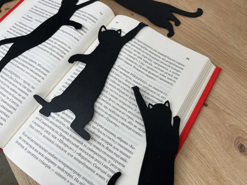 🐱📖 Cat Silhouette Bookmarks – Fun &amp; Functional Reading Companions!