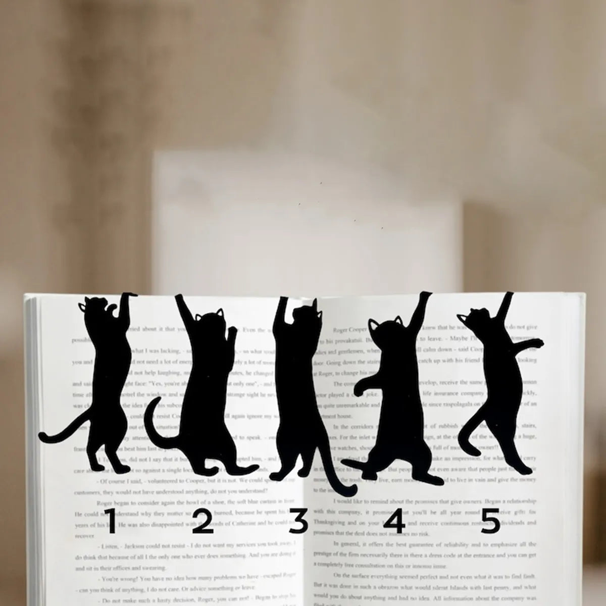 🐱📖 Cat Silhouette Bookmarks – Fun &amp; Functional Reading Companions!