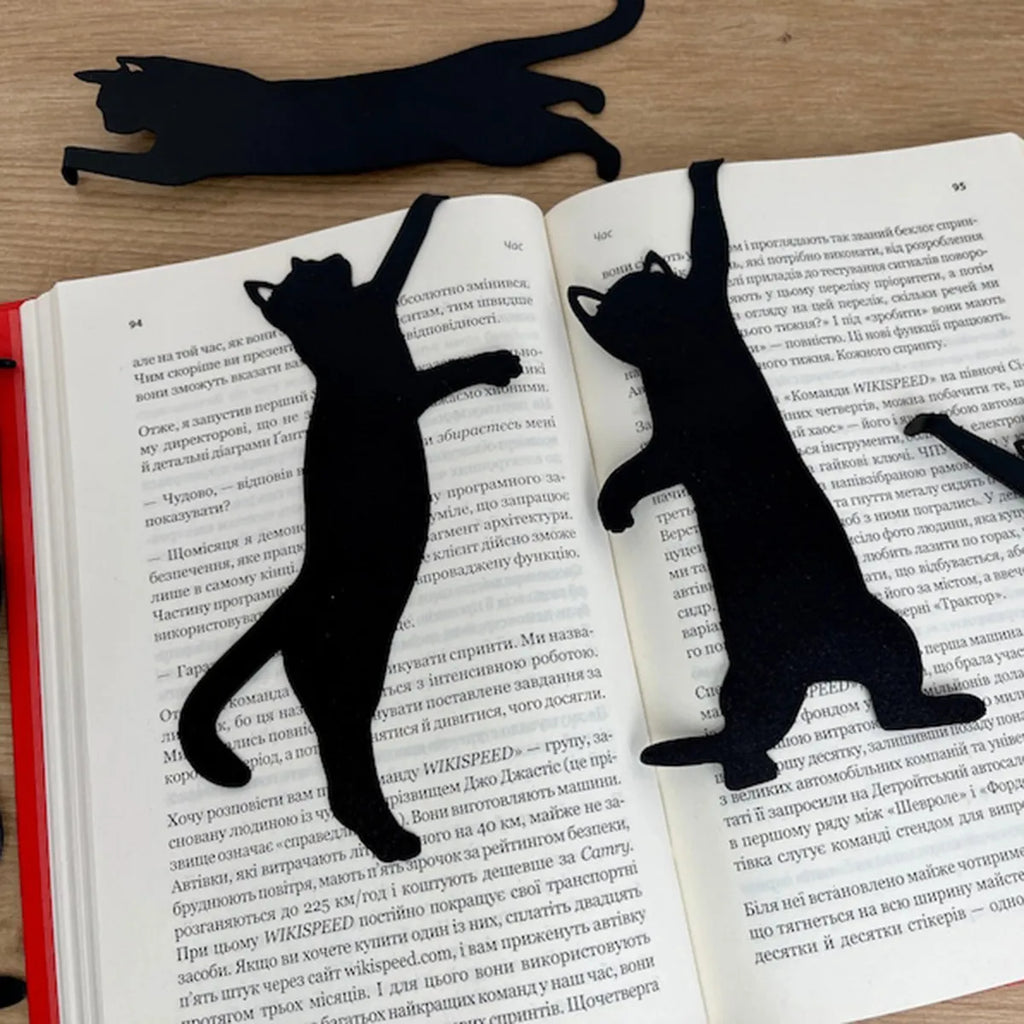 🐱📖 Cat Silhouette Bookmarks – Fun &amp; Functional Reading Companions!