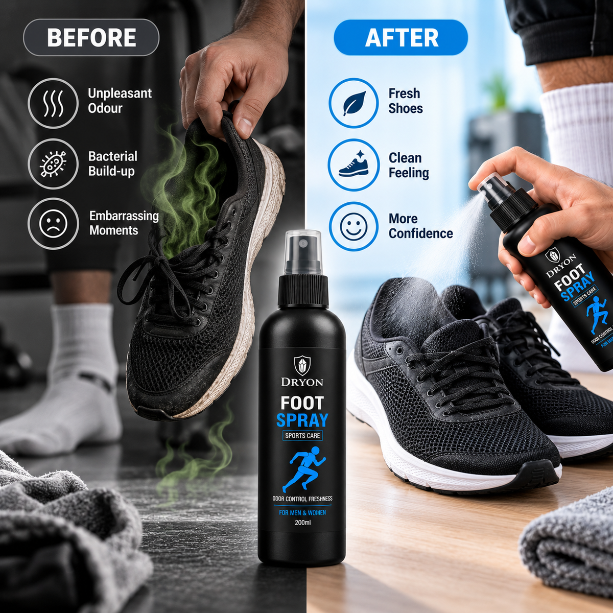 DRYON Foot Spray Sports Care