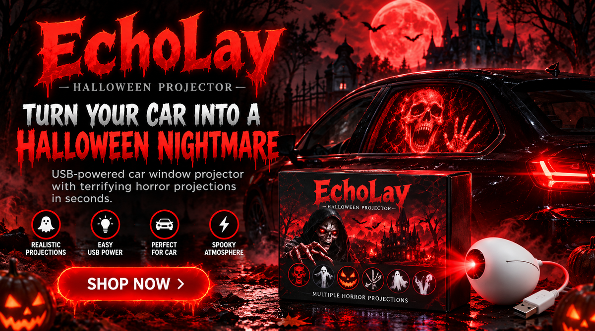 GhostDrive™ – Halloween Horror Car Window Projector