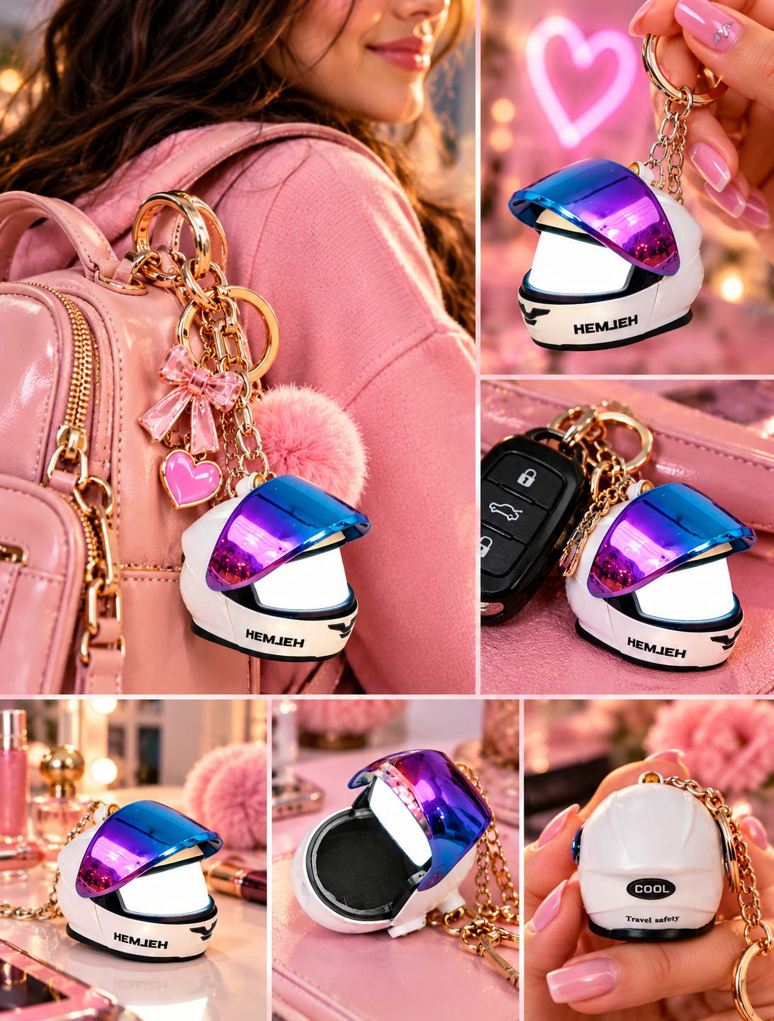 HELMIE™ — Your Cutest Little Ride Buddy 💗🏍️
