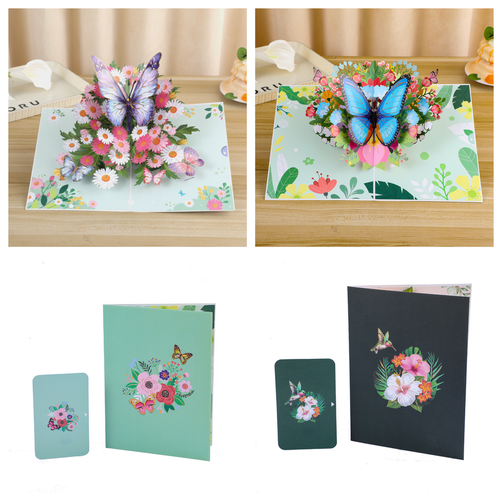 🦋🌸 3D Pop-Up Butterfly Greeting Card 🌸🦋