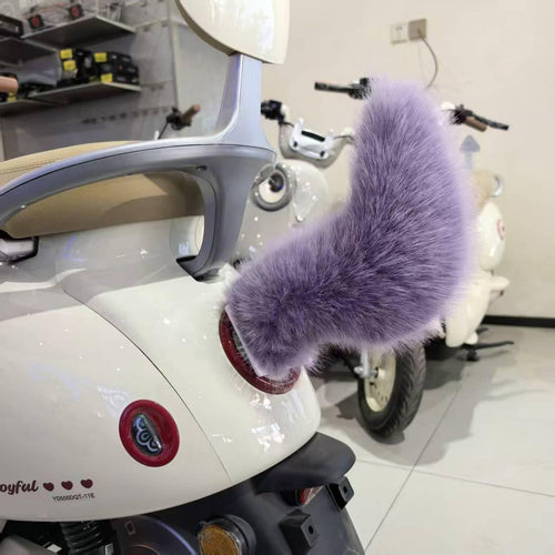 Fluffy Tail Car Decoration 🚗🦊✨