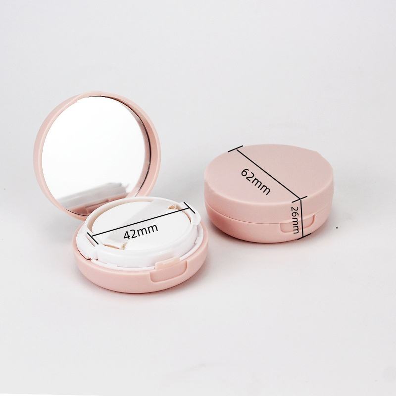 💖✨ Portable Cushion Compact Case with Mirror