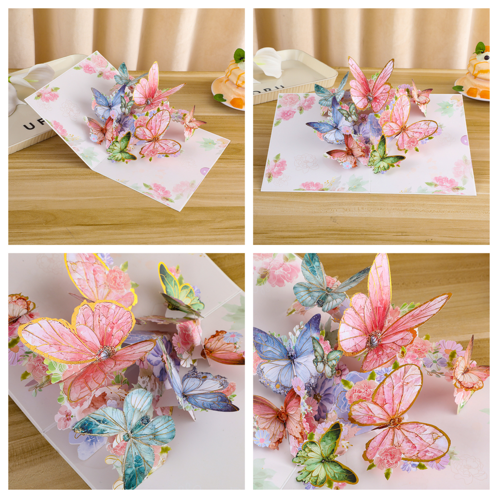 🦋🌸 3D Pop-Up Butterfly Greeting Card 🌸🦋