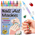 3D Dual Tips Nail Art Pens Set