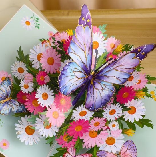 🦋🌸 3D Pop-Up Butterfly Greeting Card 🌸🦋