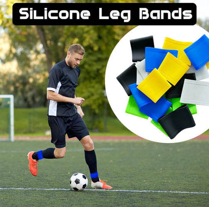 ⚽ Silicone Leg Bands – Socks Support 💪