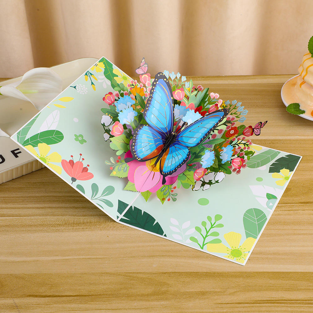 🦋🌸 3D Pop-Up Butterfly Greeting Card 🌸🦋