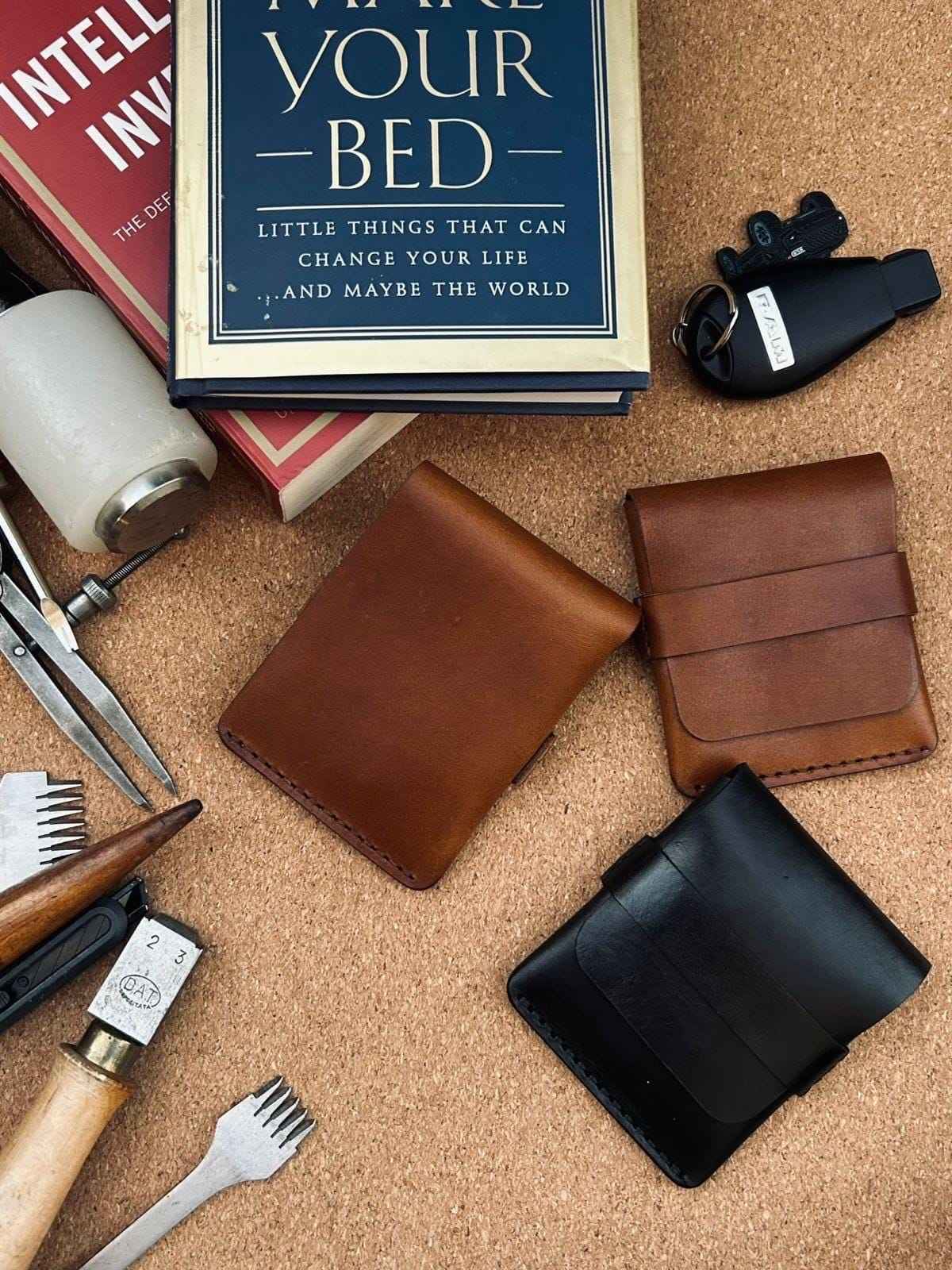Premium Old Money Leather Wallet Set 💼✨