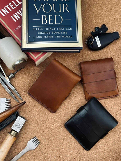 Premium Old Money Leather Wallet Set 💼✨