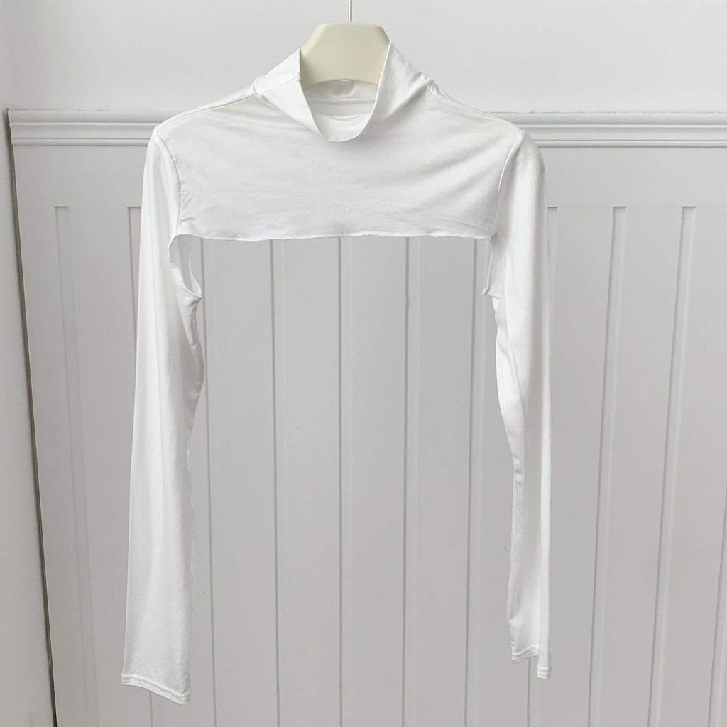 Cropped Top Inner Long Sleeves