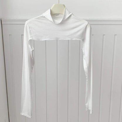 Cropped Top Inner Long Sleeves