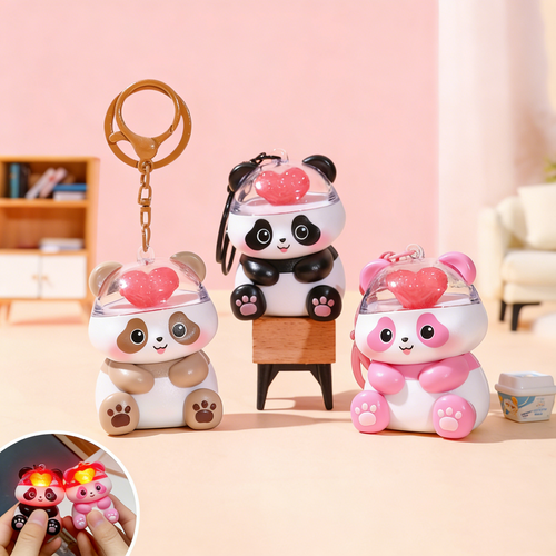 ✨ Cute Panda Bear Mini Keychain Toy 🐼🐻💖