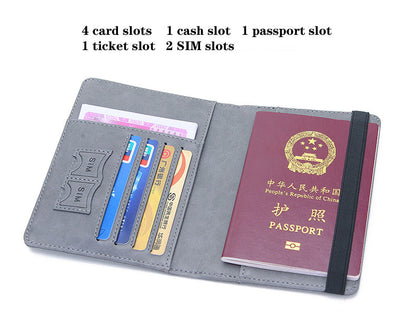 Minimalist Passport Holder & Travel Wallet
