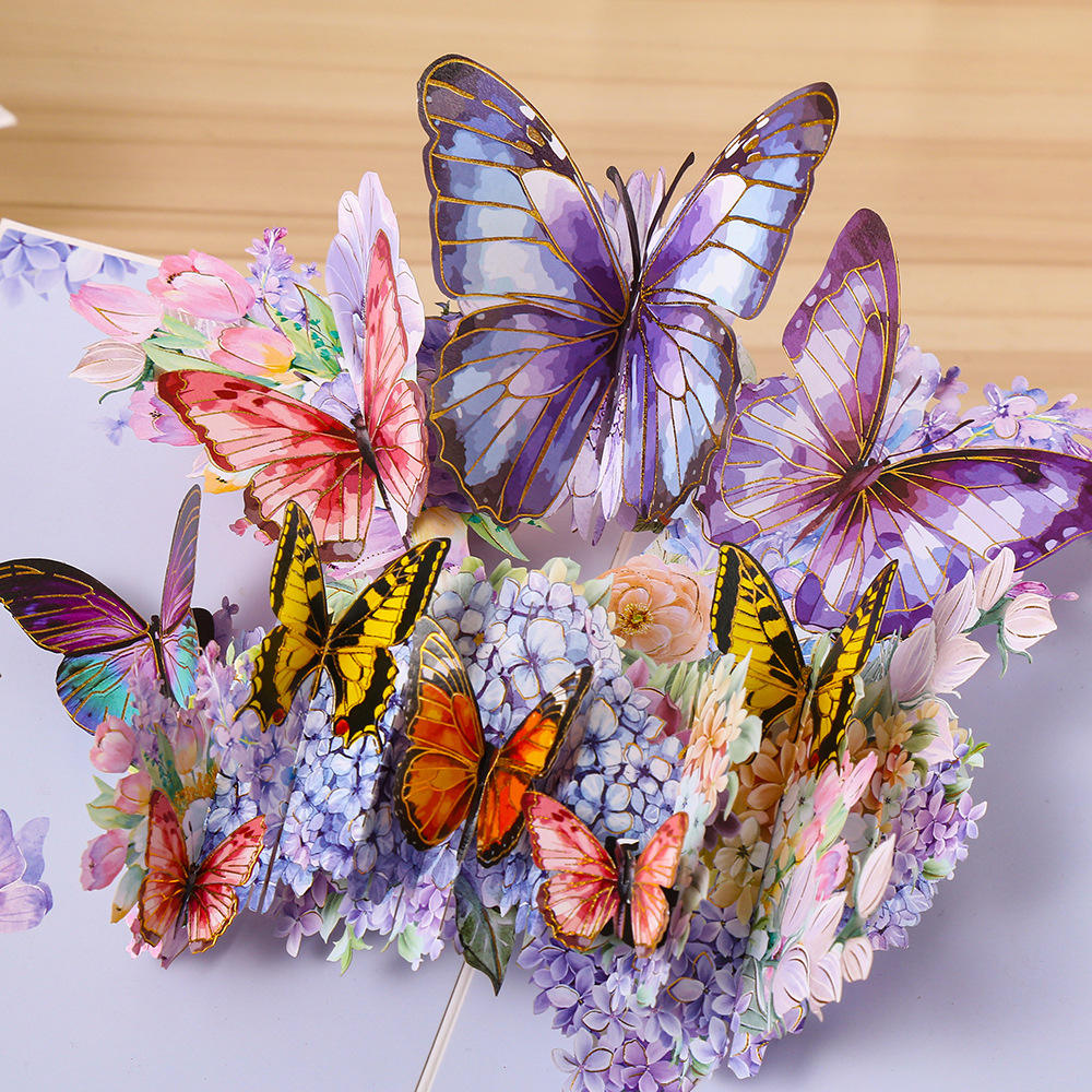 🦋🌸 3D Pop-Up Butterfly Greeting Card 🌸🦋