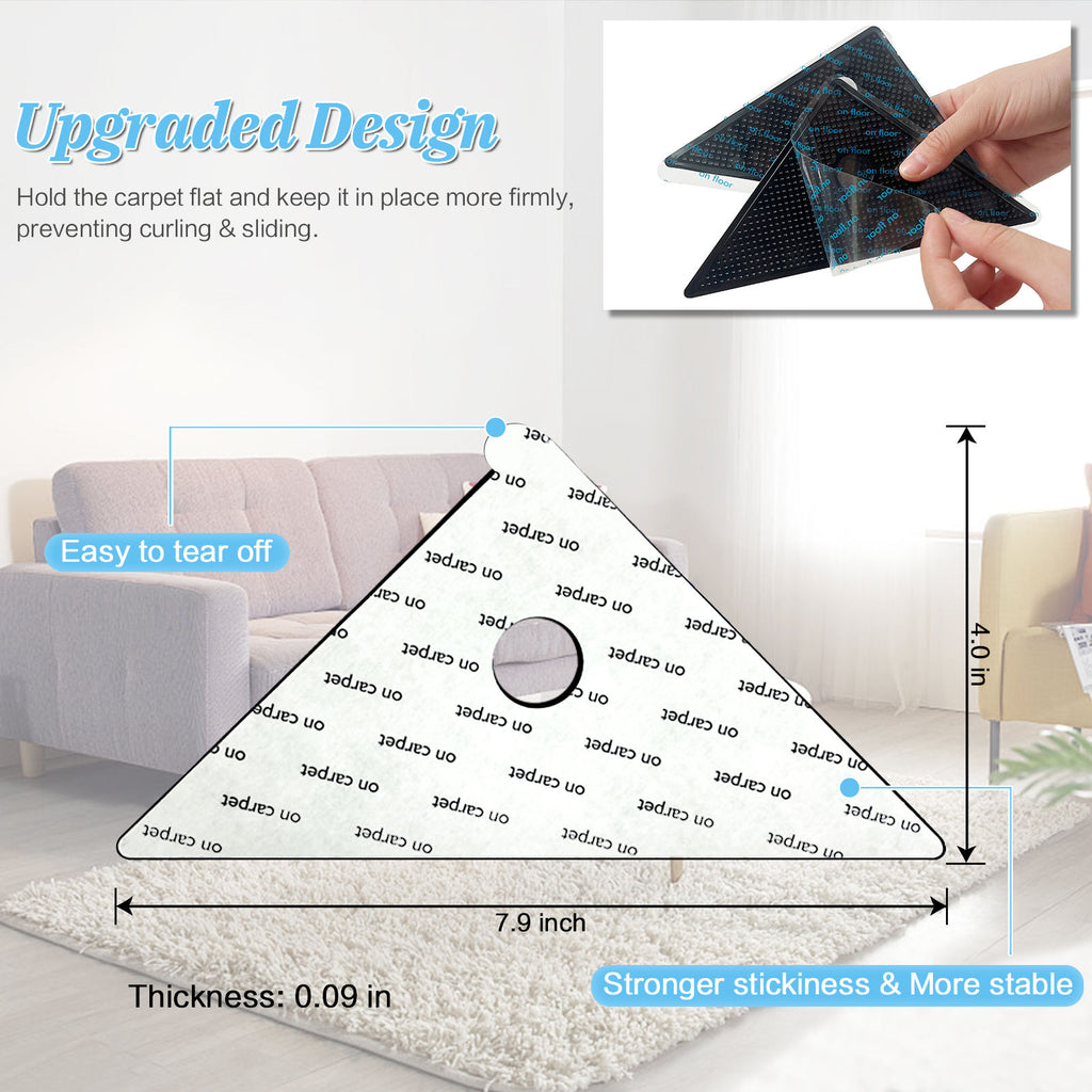 🧡 Non-Slip Corner Area Rug 🧡