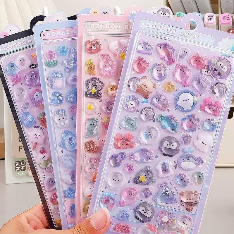3D Puffy Stickers 🌈 | Cute & Colorful Decoration Magic ✨