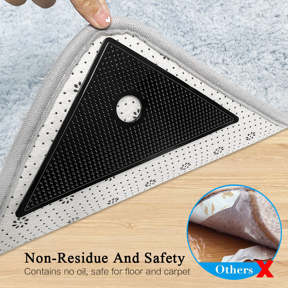 🧡 Non-Slip Corner Area Rug 🧡