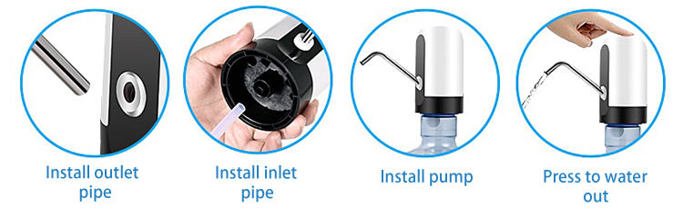 Automatic Electric Water Dispenser Pump – USB Rechargeable Touch Control