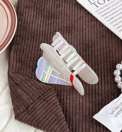 Personalized White Badminton Hairpin 🎀🏸✨