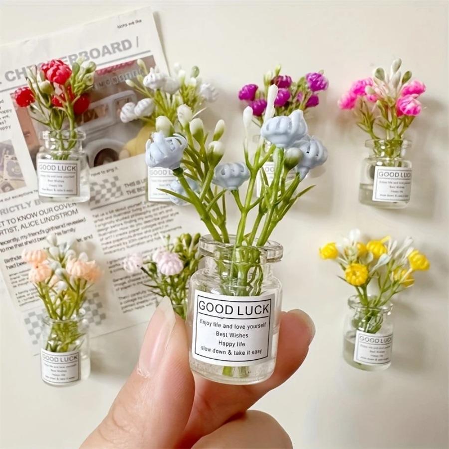 Mini "Good Luck" Flower Vase Decoration