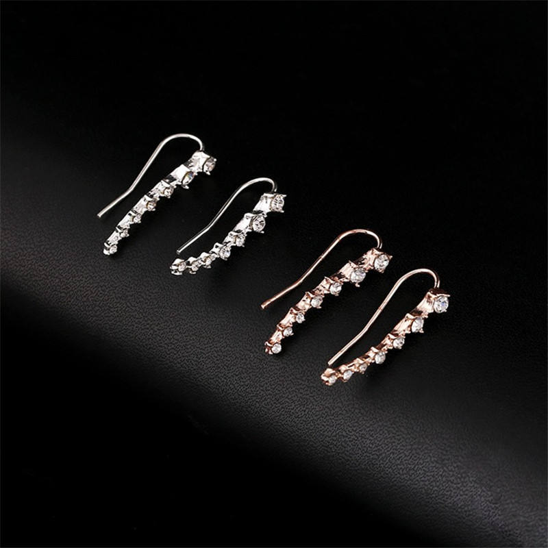 ✨ Elegant Crystal Ear Climber Earrings ✨