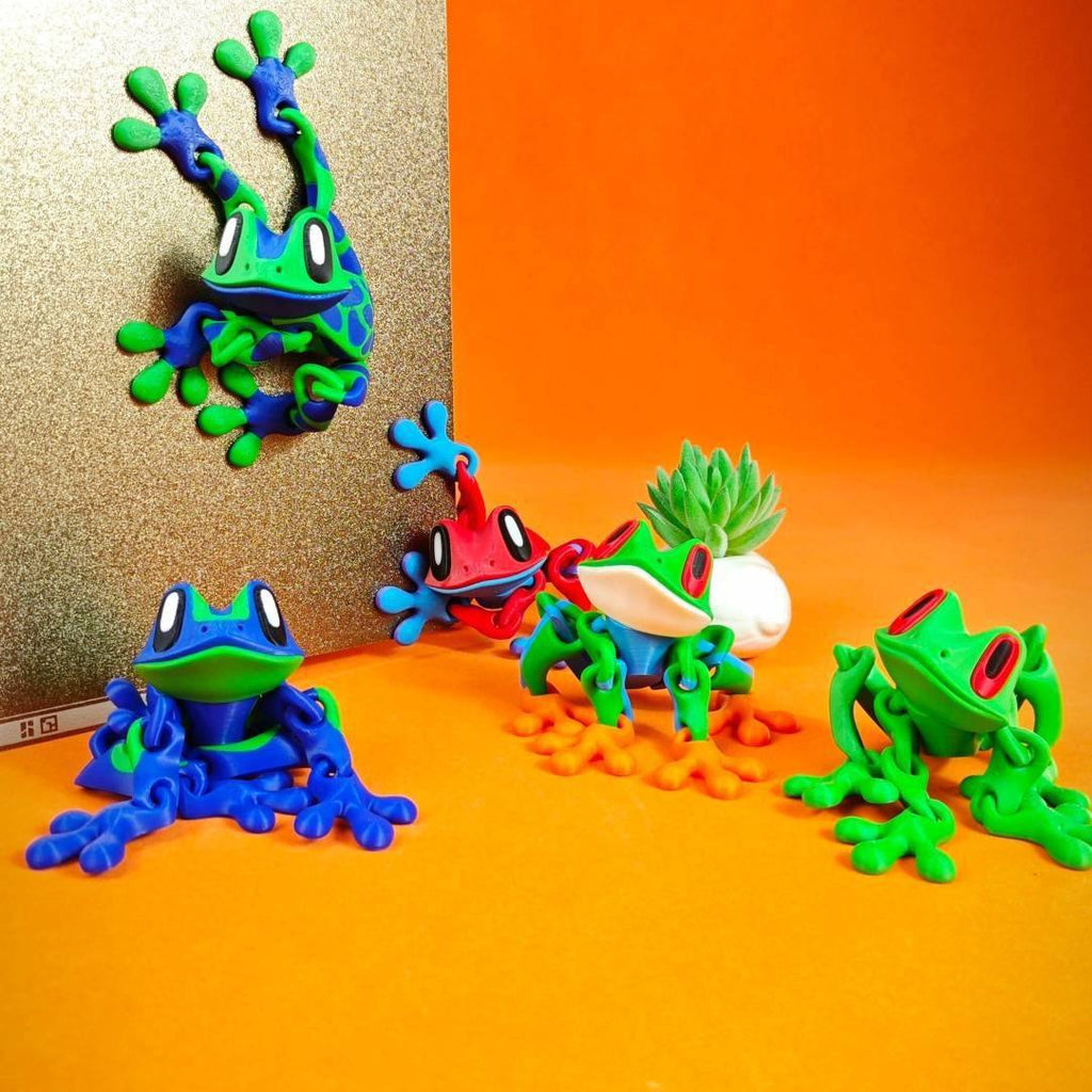 🐸3D Printed Magnet Frog Toy✨