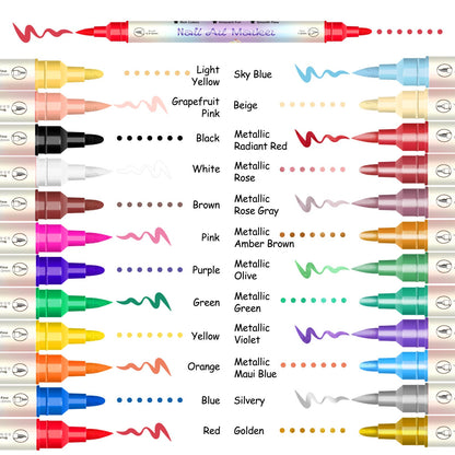 3D Nail Art Pens Set