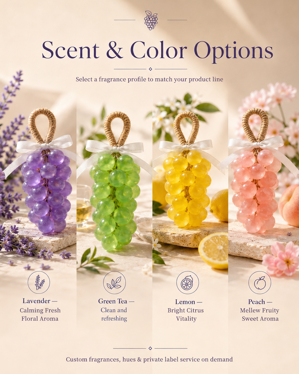 Grape-Shaped Handmade Soap ✨