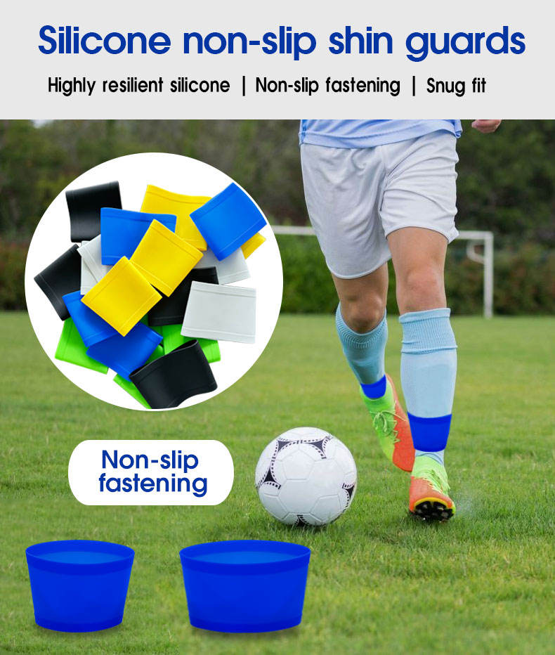 ⚽ Silicone Leg Bands – Socks Support 💪
