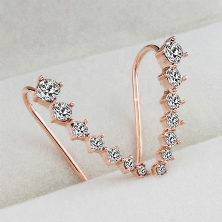 ✨ Elegant Crystal Ear Climber Earrings ✨