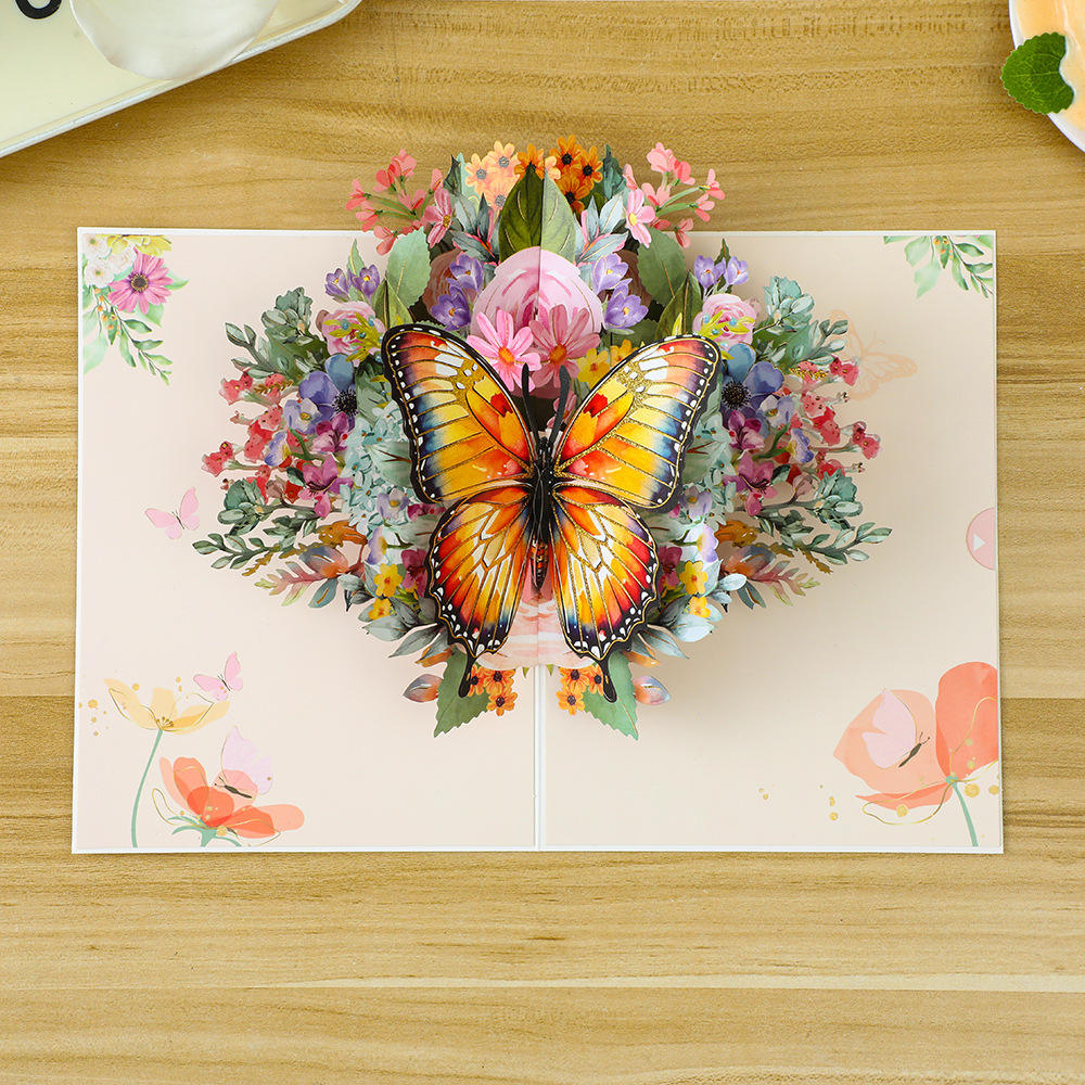 🦋🌸 3D Pop-Up Butterfly Greeting Card 🌸🦋