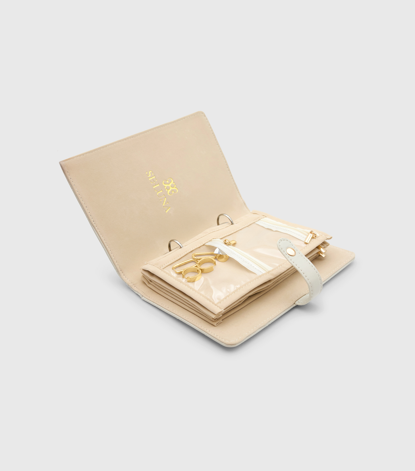 Portable Jewelry Organizer Book
