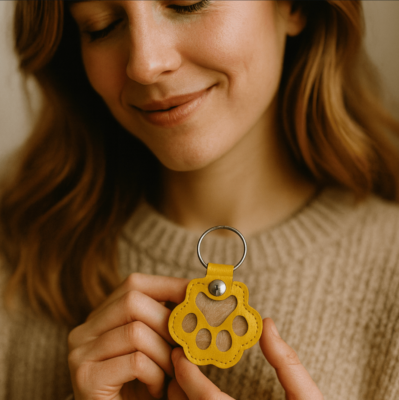 Soul Paw Pet Memorial Keychain