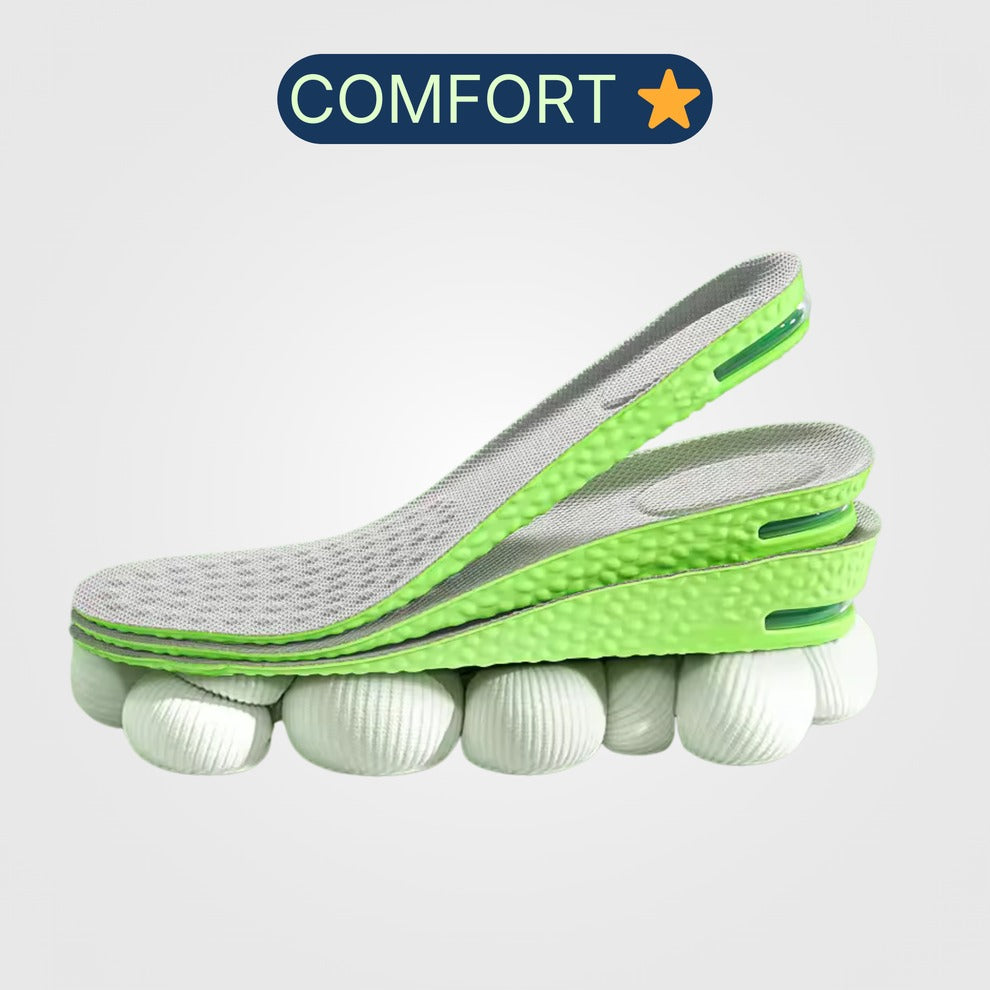 Anti Oder + Pain Relieving Height Increase Insoles ( Unisex )