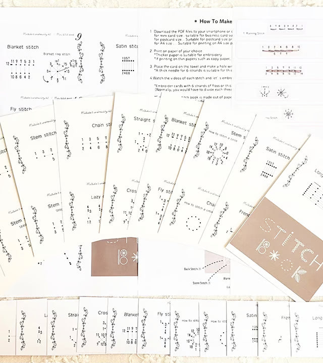 🧵DIY Creative Mini Sewing Book